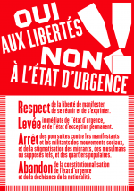 « Pour nos libertés, il faut lever l’état d’urgence », le 21 janvier à Orléans