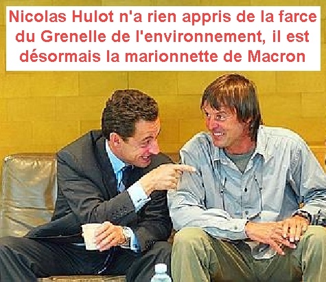 Nicolas Hulot EST l’ “idiot utile” d’un gouvernement totalement anti-écolo, pronucléaire et pro-Linky !