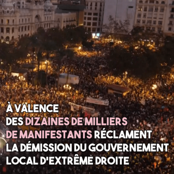 Valence : des dizaines de milliers de personnes réclament la démission du gouvernement local